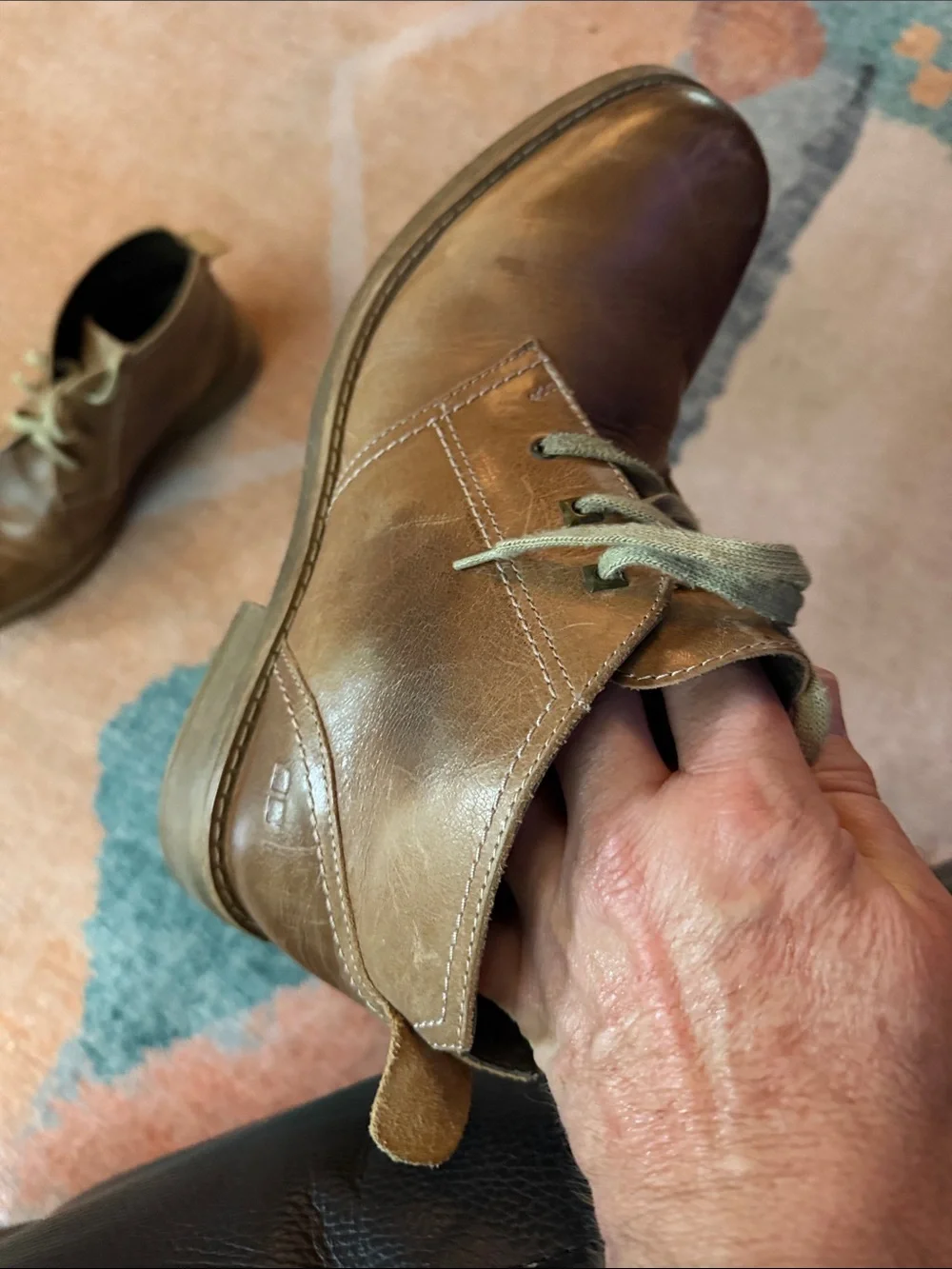 Men's Bed Stu Brown Leather Casual Lace-Up Shoe